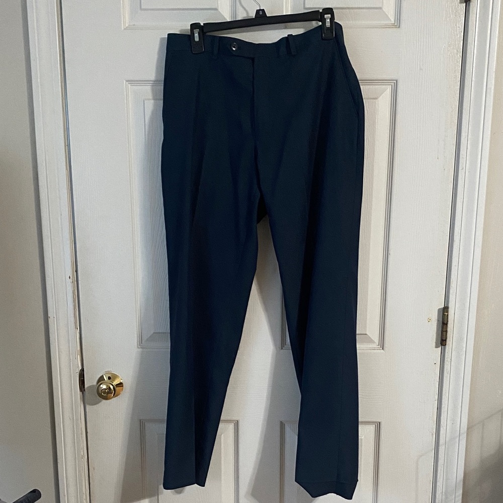 Men's Michael by Michael Kors Navy Blue Dress Pants Trousers Suit 34 30